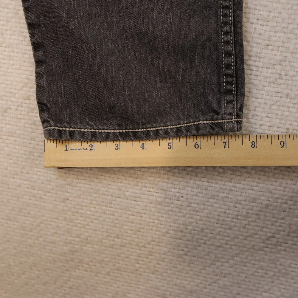 Vans Mens 30x30 Denim Jeans Black Straight Leg JP4URAW Skateboarding Pants
